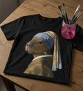 Giraffe Bucket Hat T-Shirt — Colorful Safari Giraffe Graphic Tee