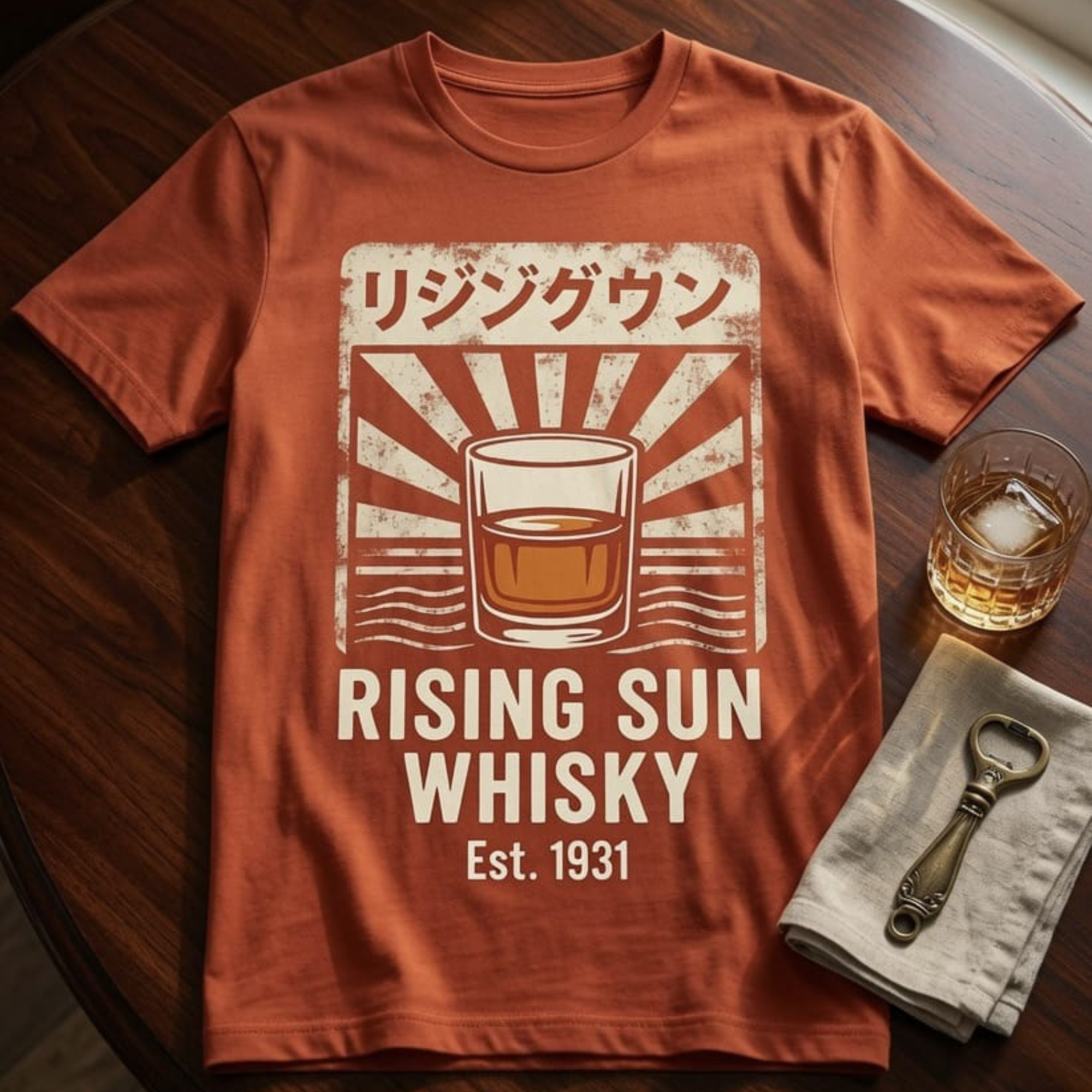 Japanese Whiskey Graphic T-Shirt -3